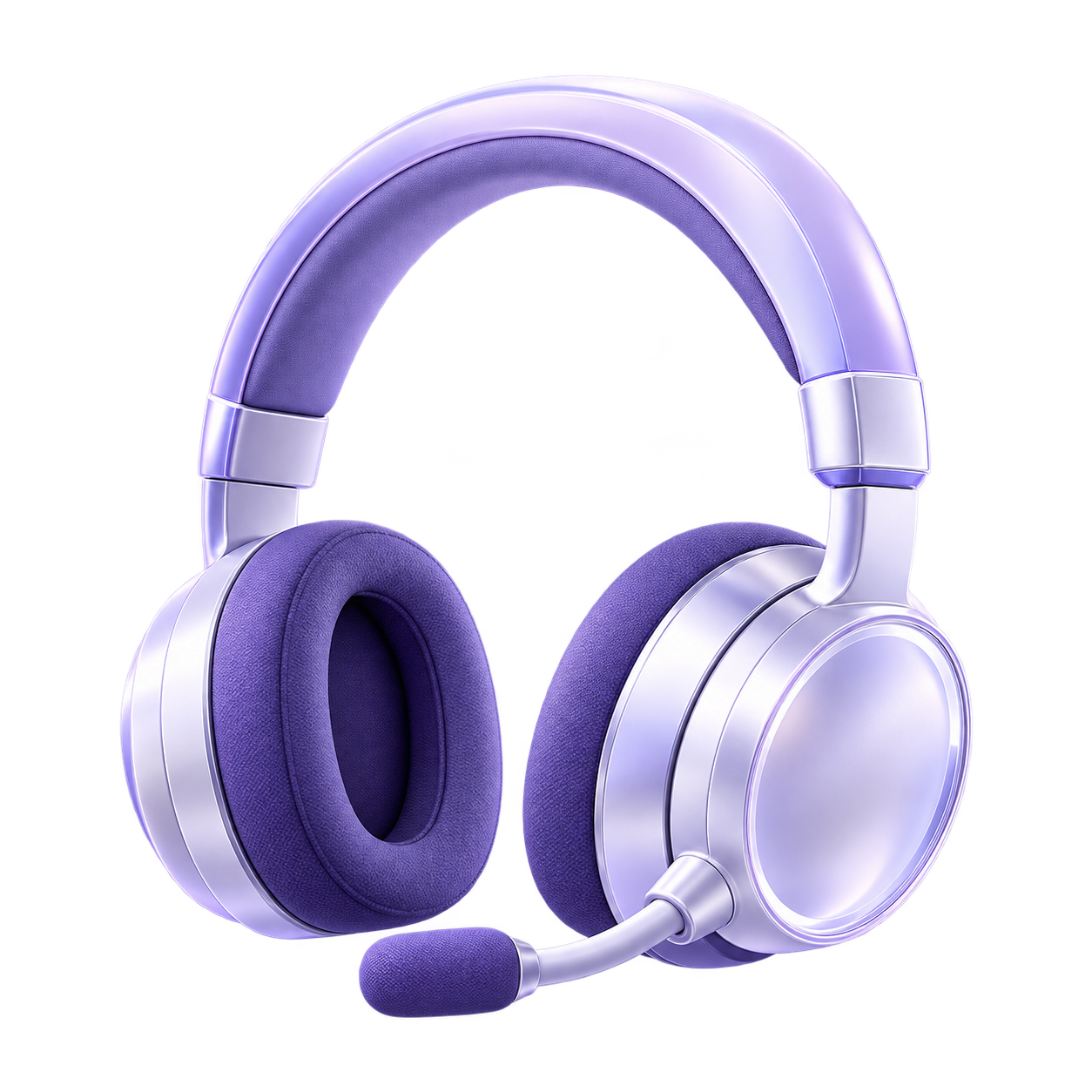Lavender glass headset